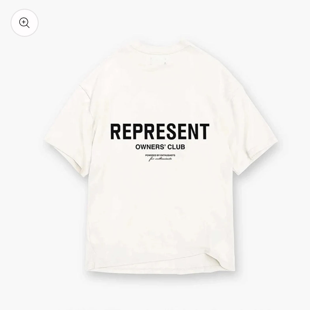 “Represent” חולצה לבנה