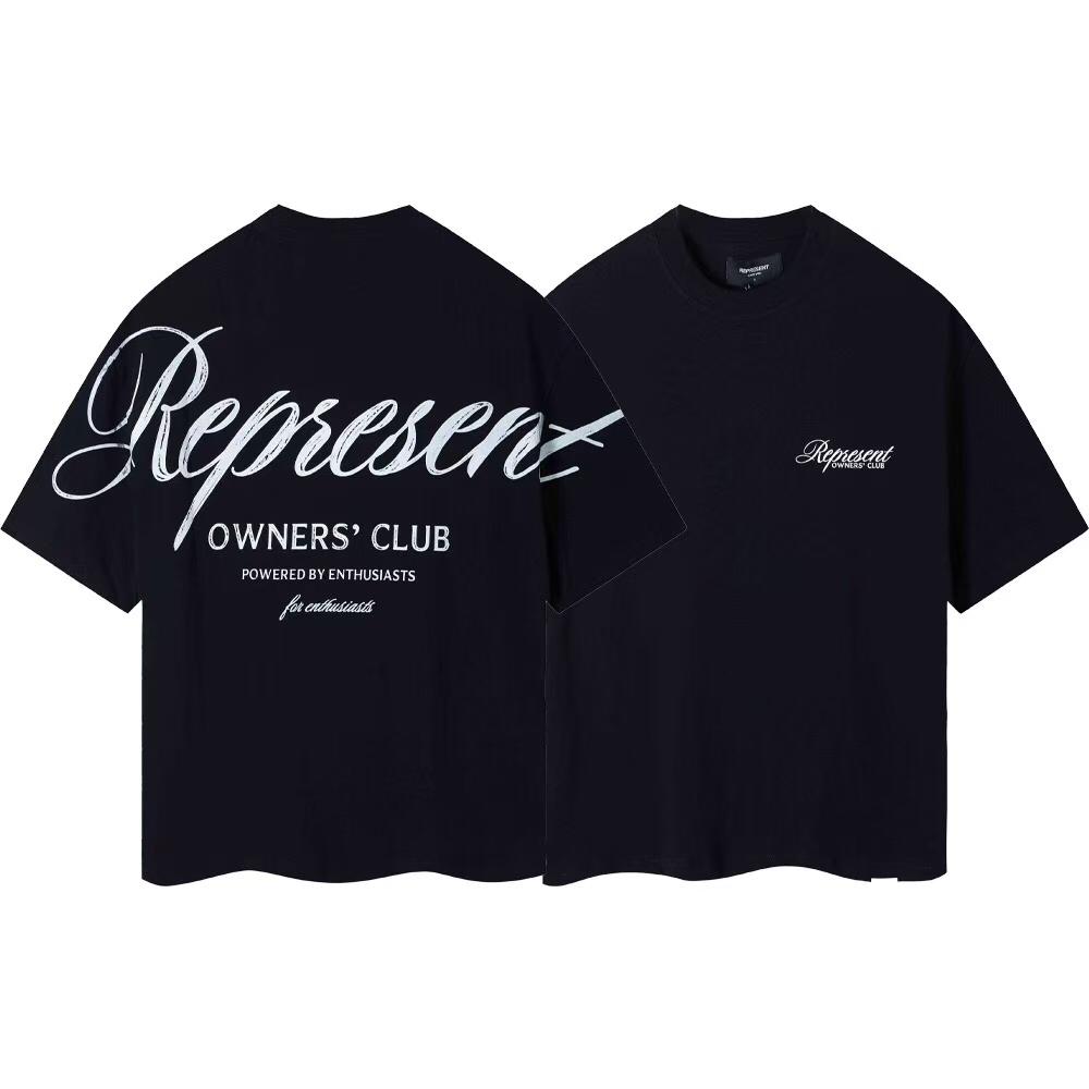 “Represent” חולצה שחורה