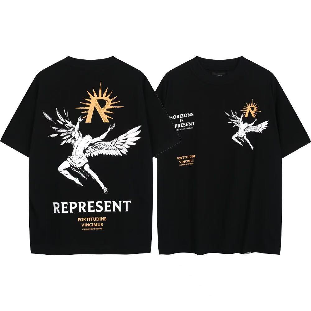 “Represent” חולצה שחורה