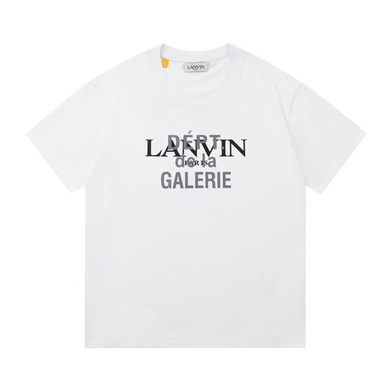 חולצה קצרה שחור/לבן - Lanvin