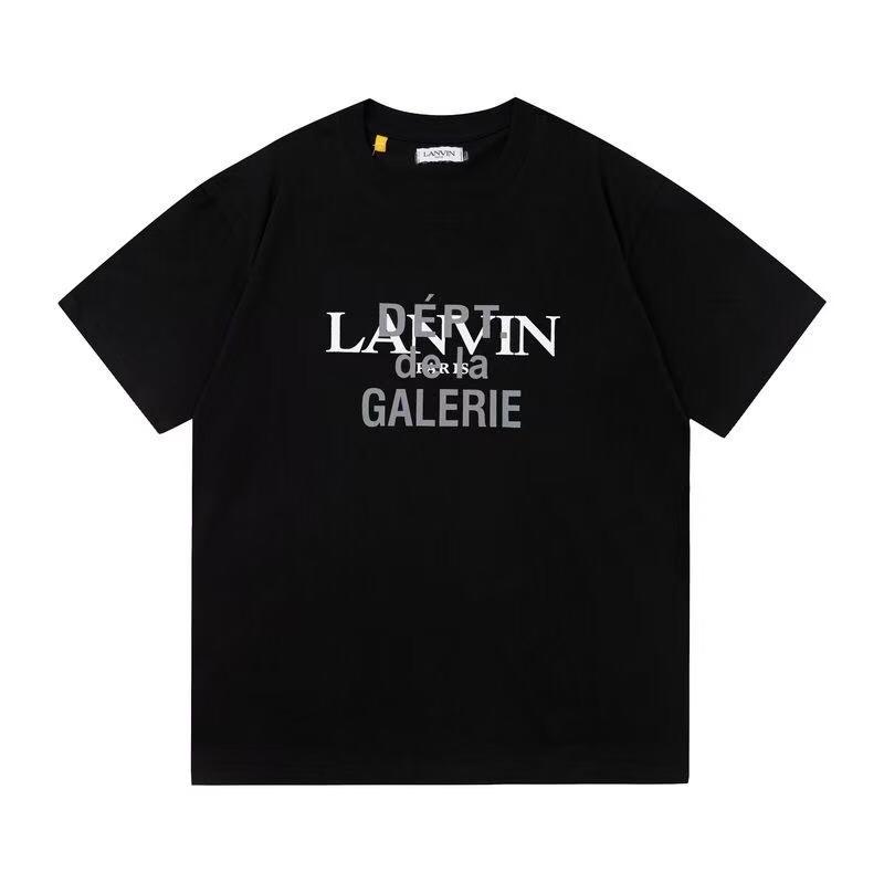 חולצה קצרה שחור/לבן - Lanvin