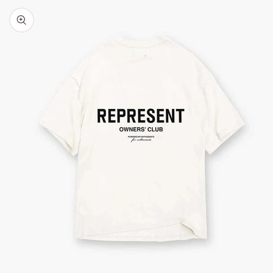 “Represent” חולצה לבנה