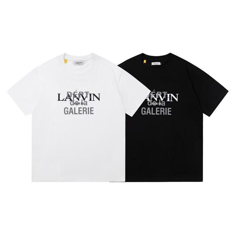 חולצה קצרה שחור/לבן - Lanvin