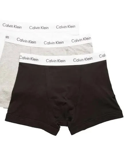 3 תחתונים calvin klein לבן אפור שחור