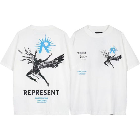 “Represent” חולצה לבנה